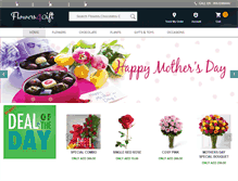 Tablet Screenshot of flowers4gift.com